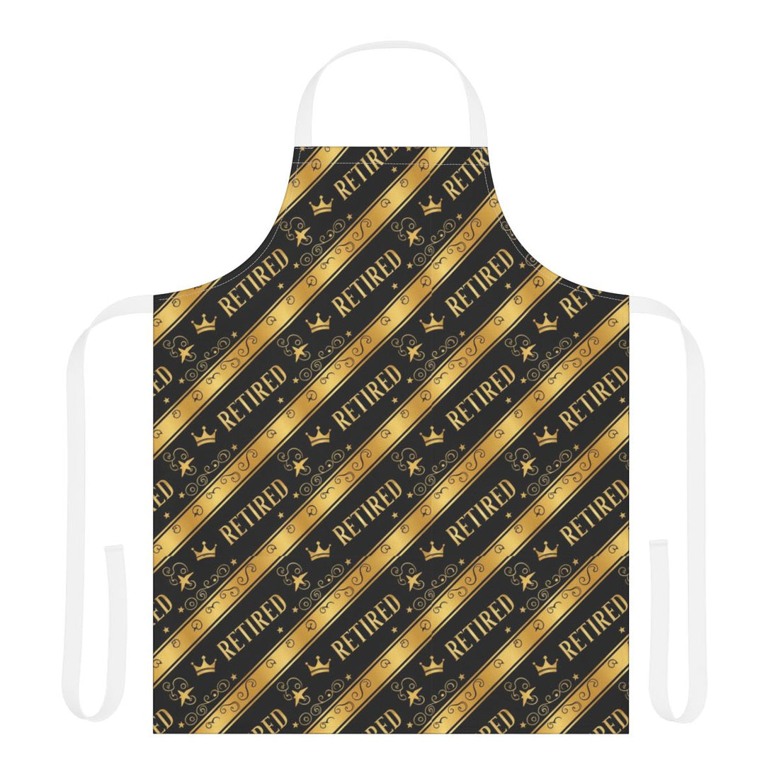 Elegant Retired Design Cooking Apron for Kitchen Use