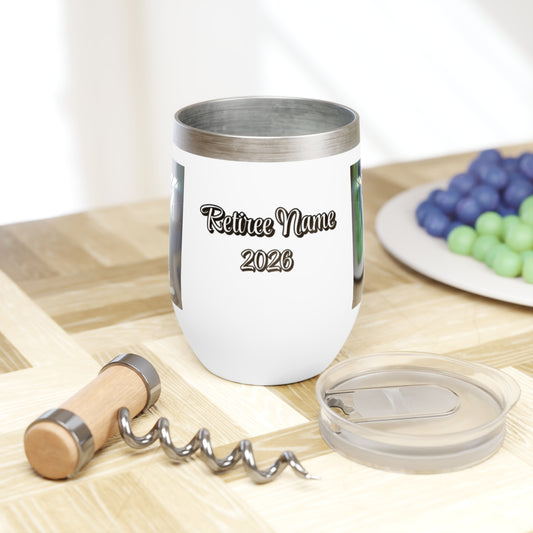 The Freedom Files Freedom Away | Retirement Personalized Wine Tumbler - Retiree Gifts Retirement Party