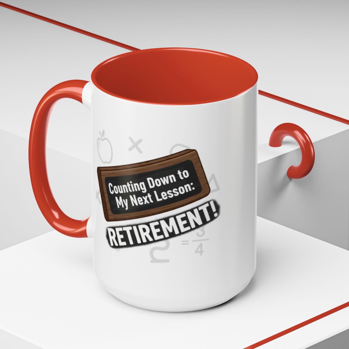 Counting Down to My Next Lesson | Retirement Gold Silver Black or Access Mugs - Retiree Gifts Retirement Party