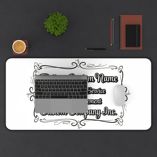 Personalized Desk Mat with Company Logo for Office Decor