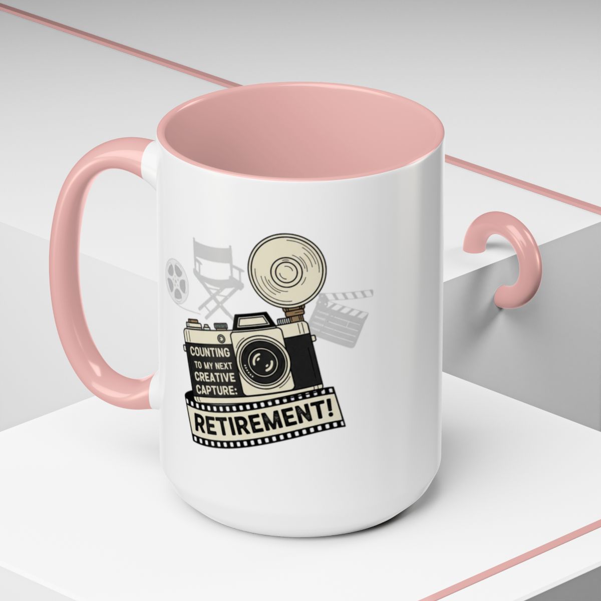 Counting to My Next Creative Capture | Retirement Gold Silver Black or Access Mugs - Retiree Gifts Retirement Party