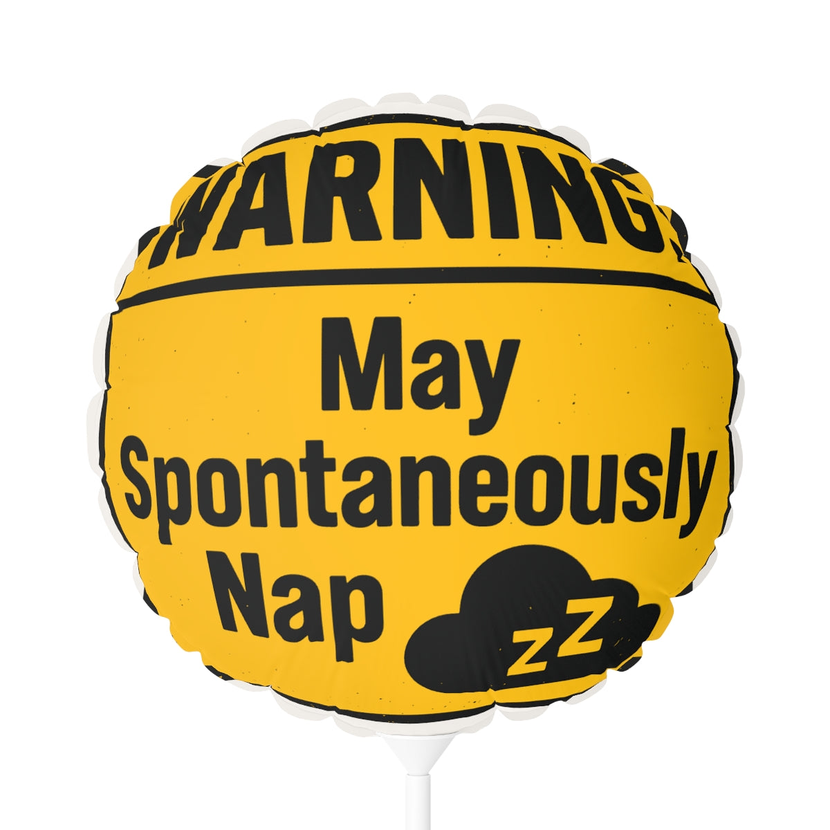 WARNING May Spontaneously Nap | Perfect Retirement Gift | Let the Napping Begin Mylar Ballons 11in or 22in - Retiree Gifts Retirement Party