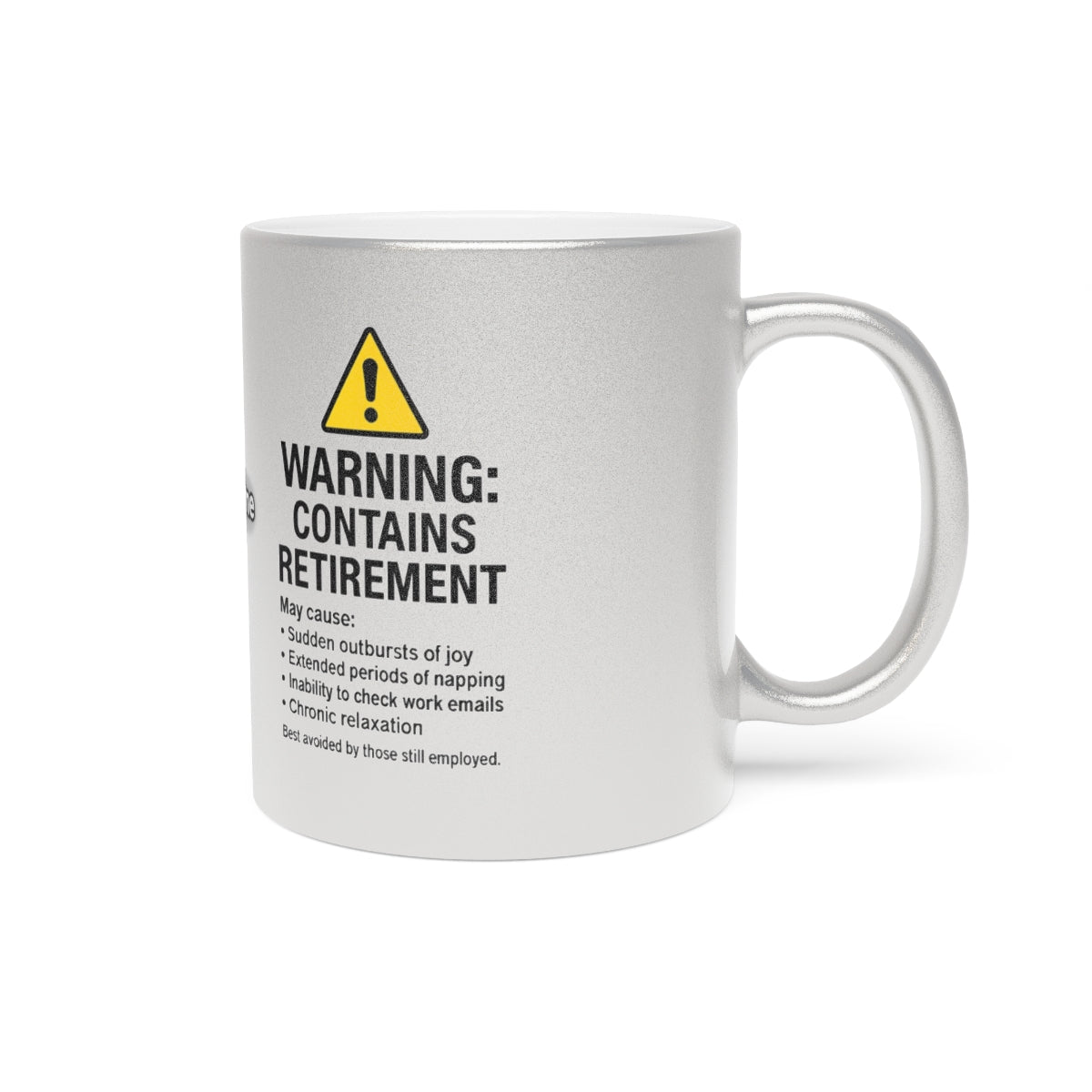 Warning Contains Retirement Design Coffee Mug