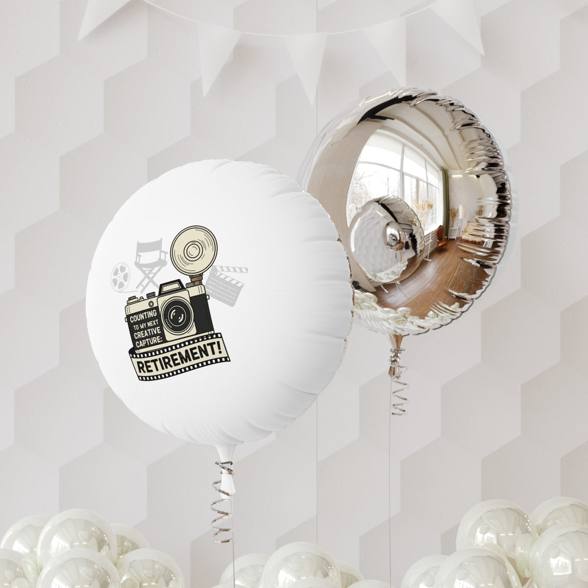 Counting To My Next Creative Capture Retirement | Retirement | Celebrate with a Personalized 11in or 22in Mylar Ballon - Retiree Gifts Retirement Party