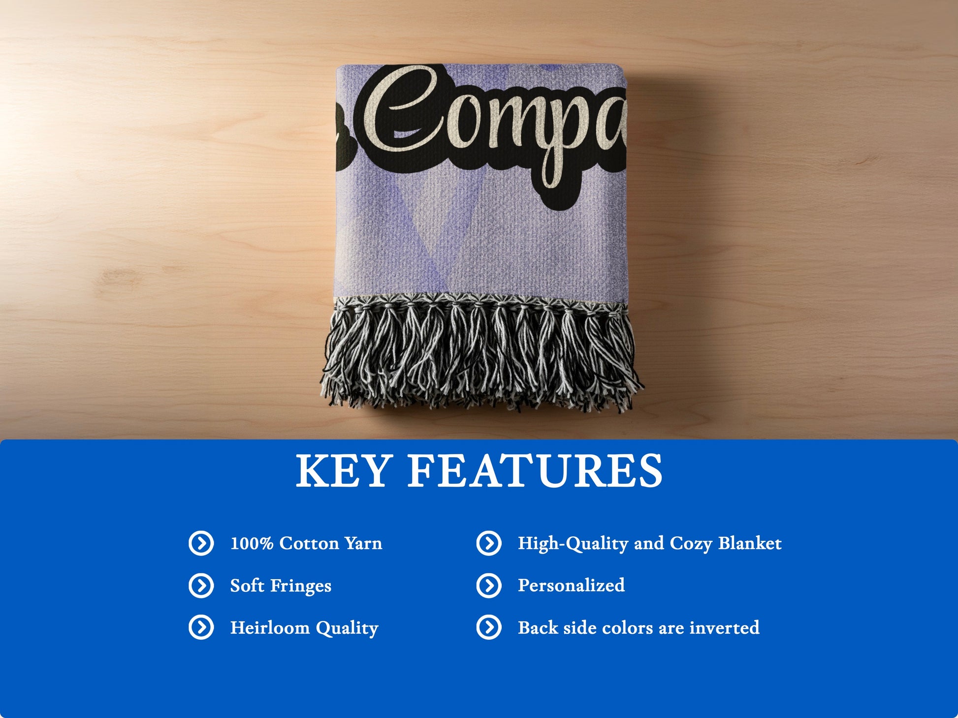 Comfortable Personalized Cozy Blanket product