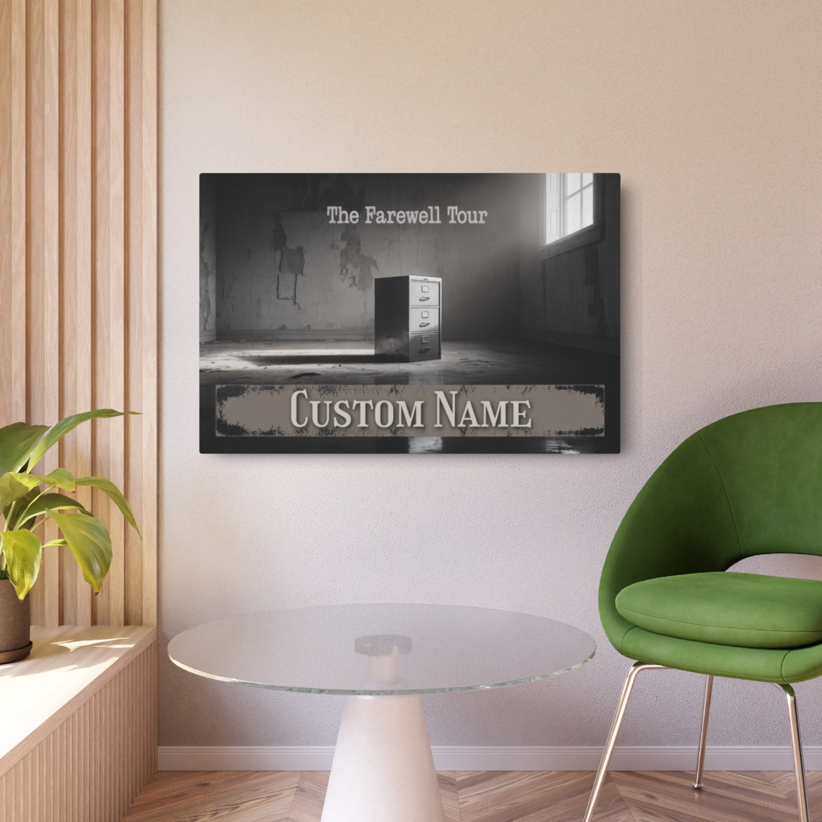 Farewell Tour Can Be Personalized Metal Art Sign - Retiree Gifts Retirement Party