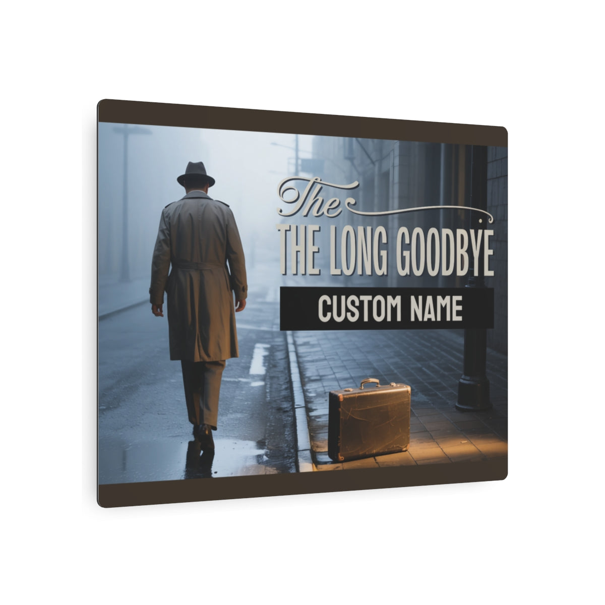 The The Long Goodbye Personalized Retirement Metal Art Sign - Retiree Gifts Retirement Party