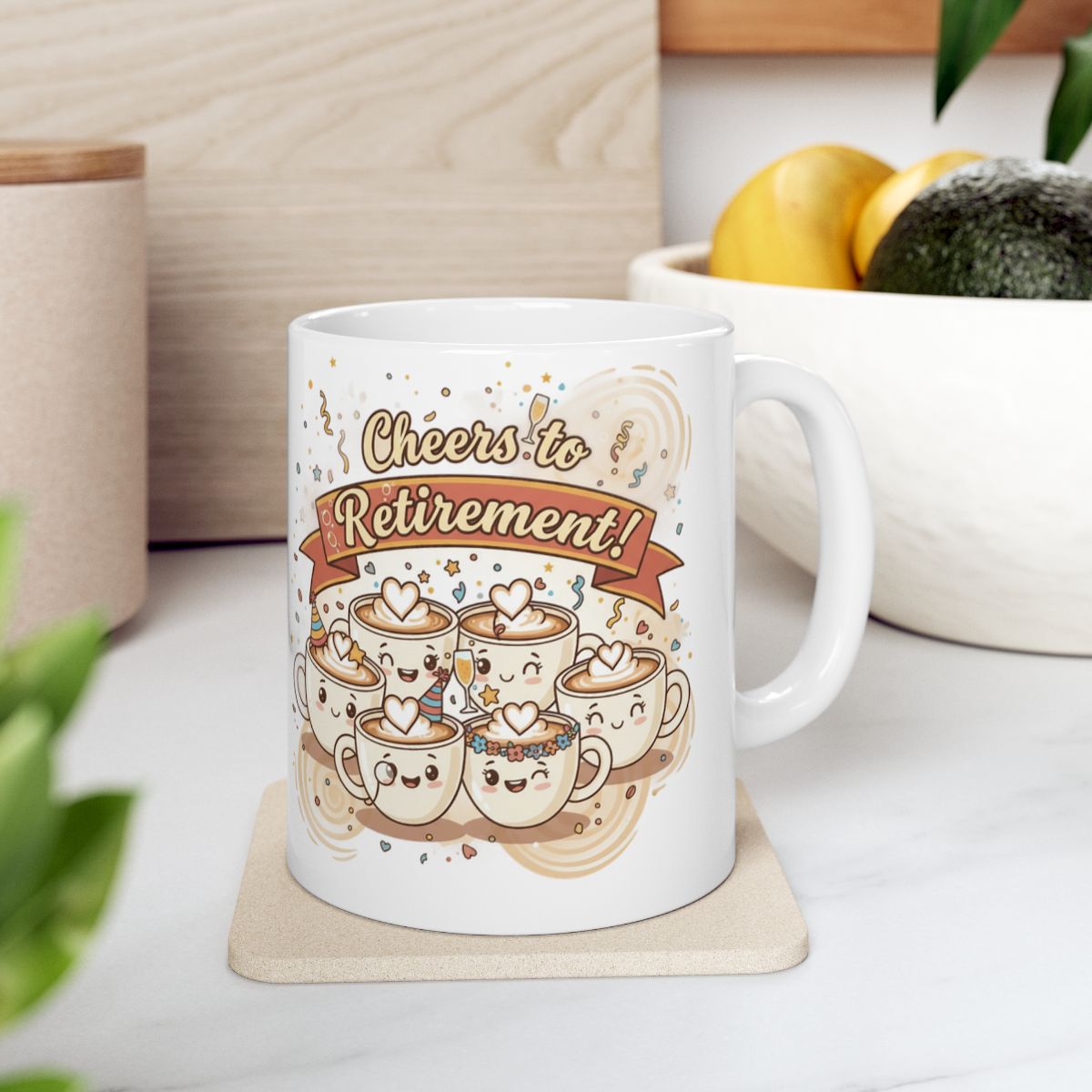 Cheers to Retirement Celebration Mug Gift