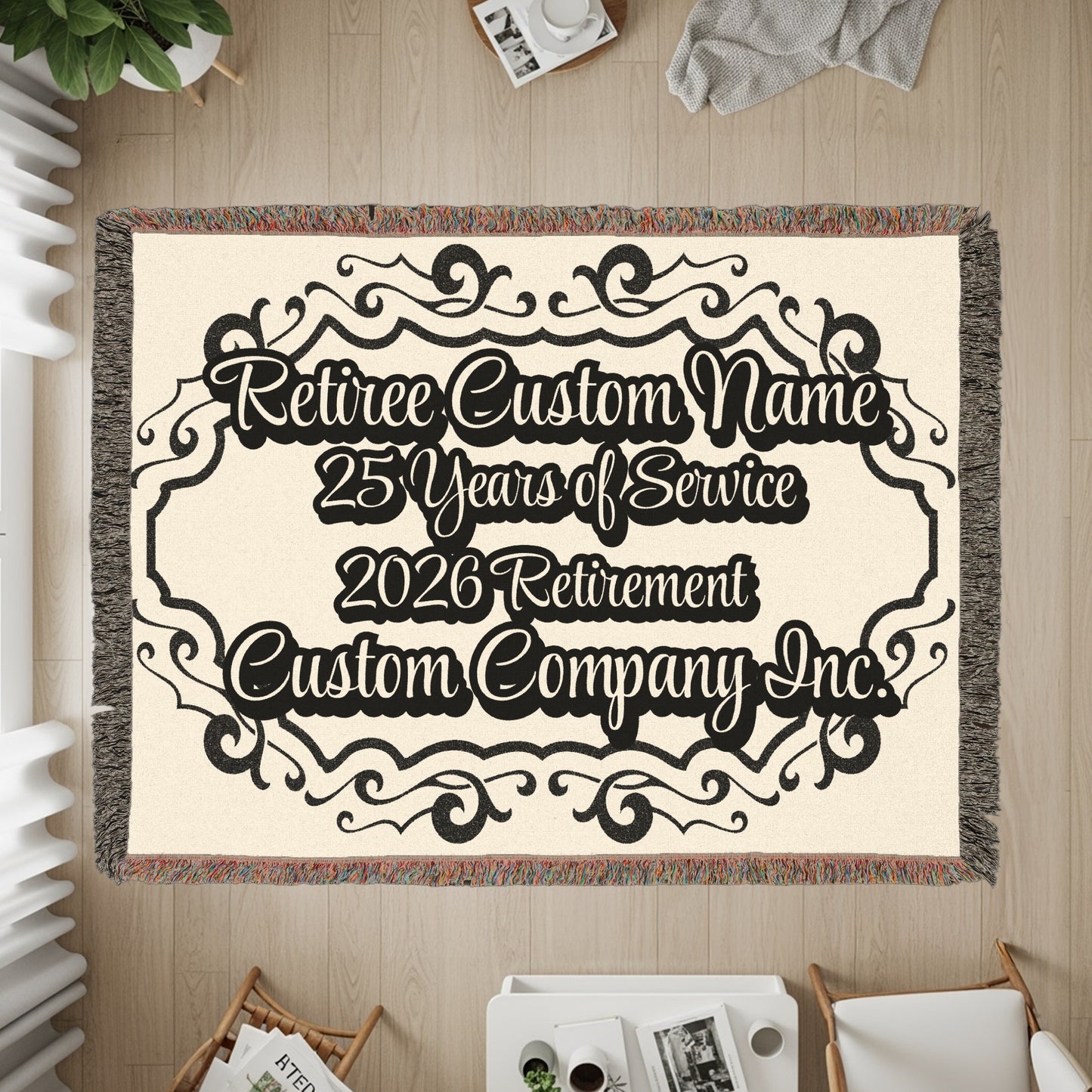 Personalized Retirement Gift Custom Blanket product