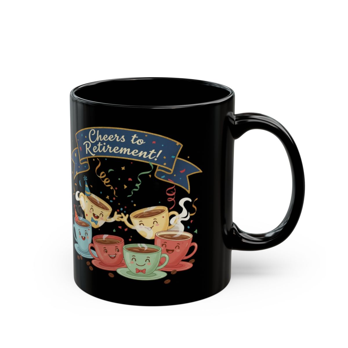 Celebratory Cheers to Retirement Coffee Mug