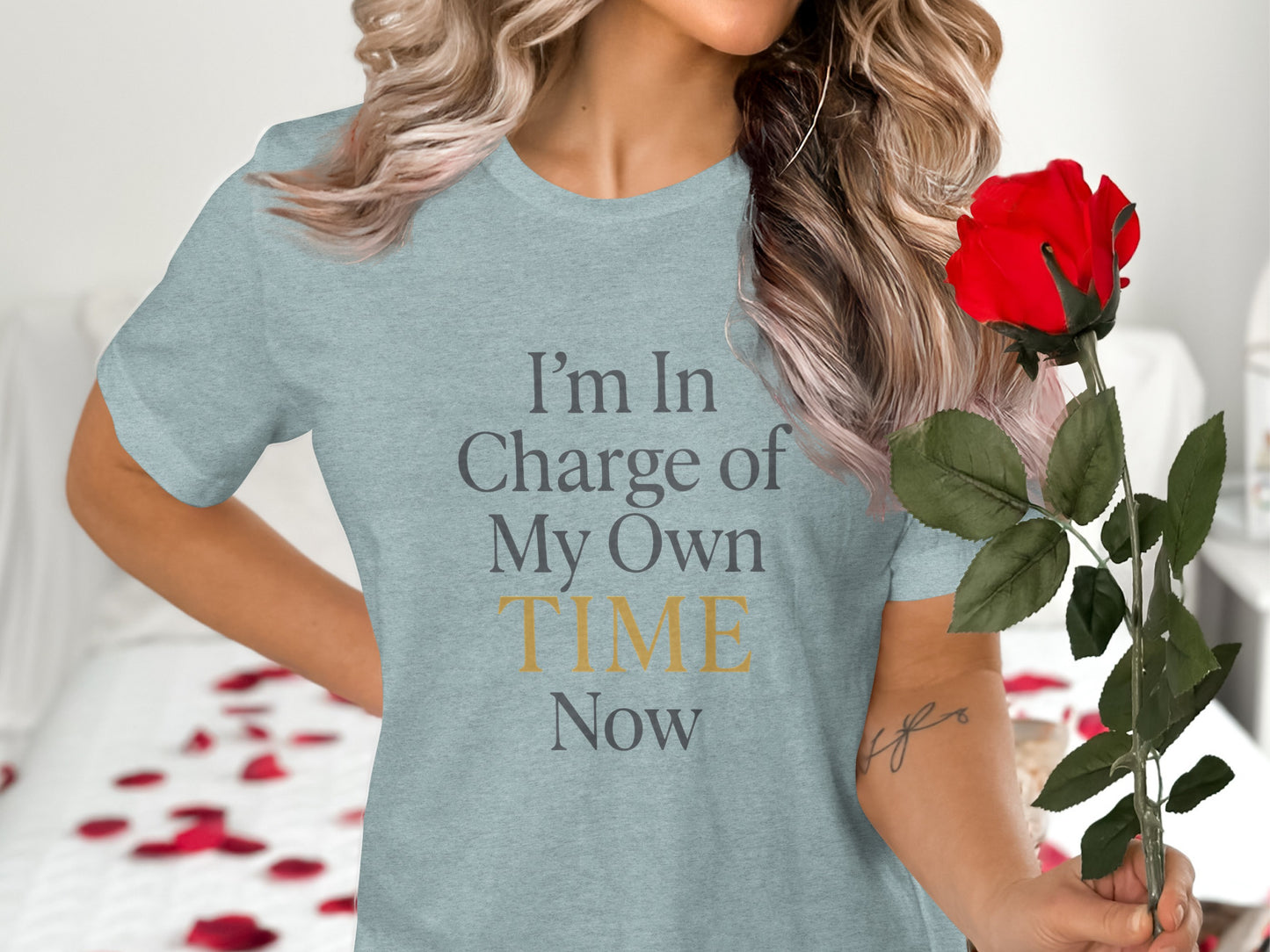 I'm In Charge of My Own Time Now | Retirement | Soft Color Bella T-Shirts - Retiree Gifts Retirement Party
