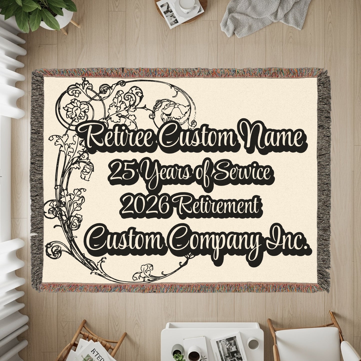 Retiree Custom Name 25 Years of Service 2026 Retirement product type