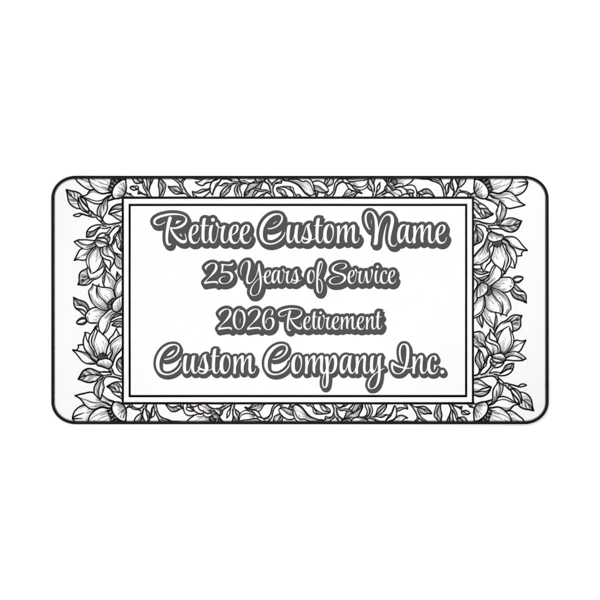 Retiree Custom Name 25 Years of Service 2026 Retirement Gift