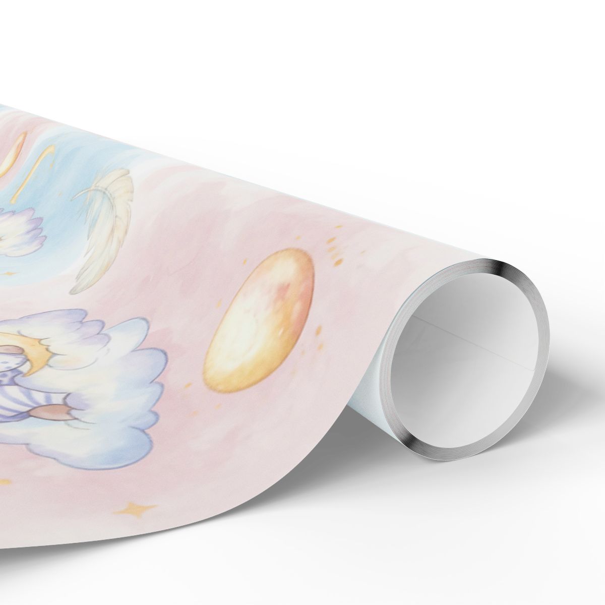 Cute Angel and Pastel Fantasy Wall Art Decor Print
