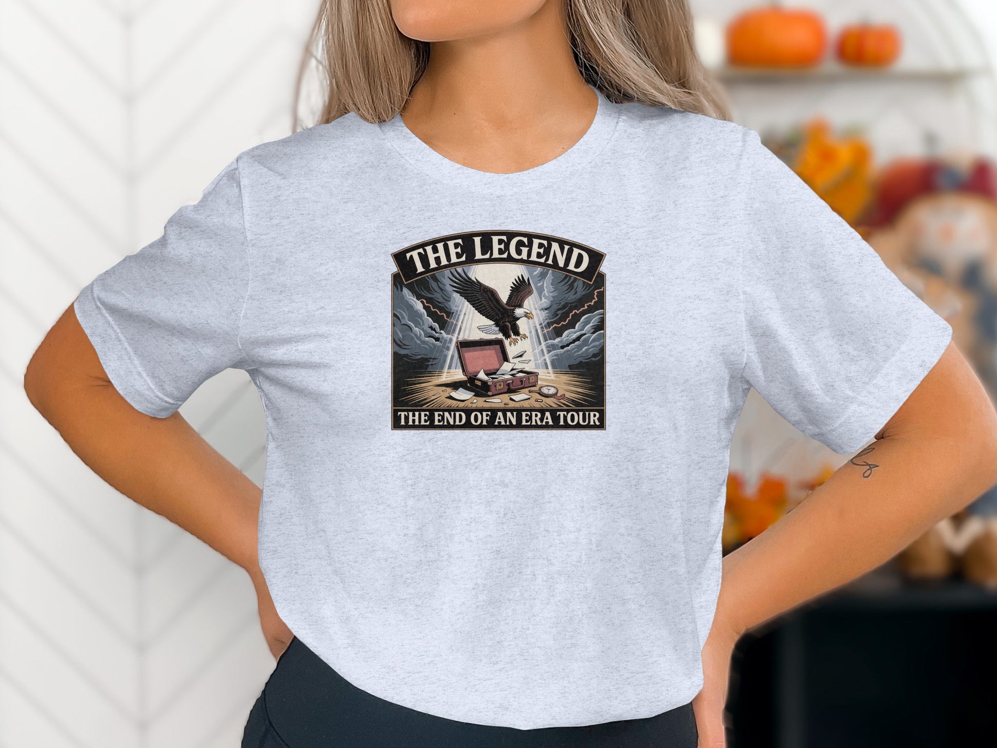 The Legend End Of An Era Tour | Retiring Gift | Soft Color Bella T-Shirts - Retiree Gifts Retirement Party
