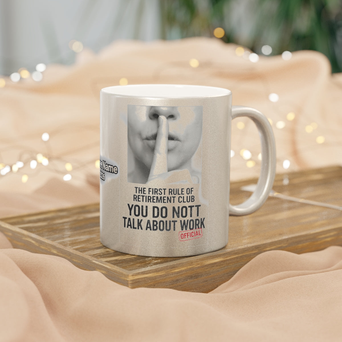 The First Rule of Retirement Club Mug for Coffee Lovers