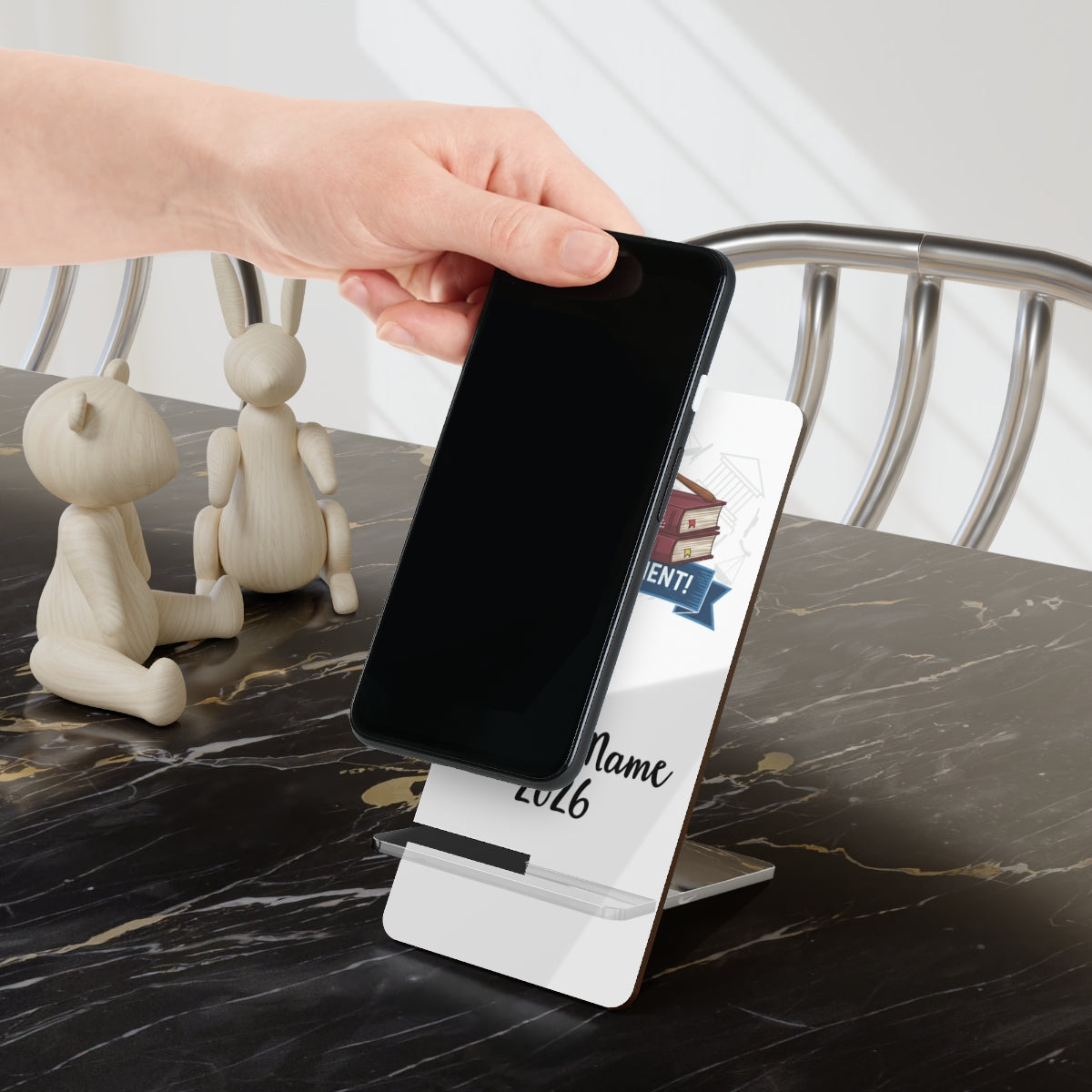 Counting Down To My Last Case Retirement! | Lawyer Personalized Phone Stand or Phone Charger - Retiree Gifts Retirement Party