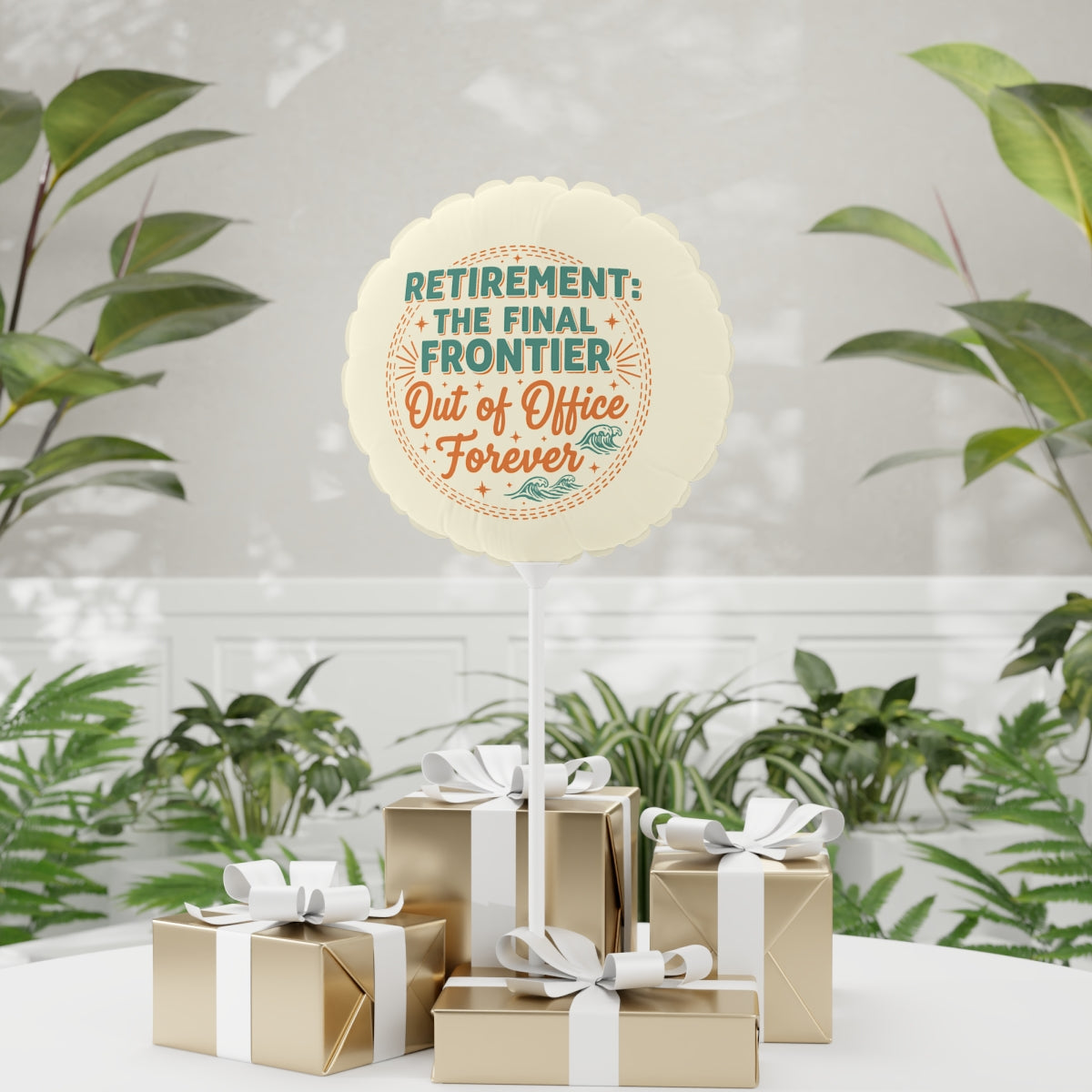 Retirement The Final Frontier Out of Office Forever | Retirement The Final Frontier | Personalized 11in or 22in Mylar Ballon - Retiree Gifts Retirement Party