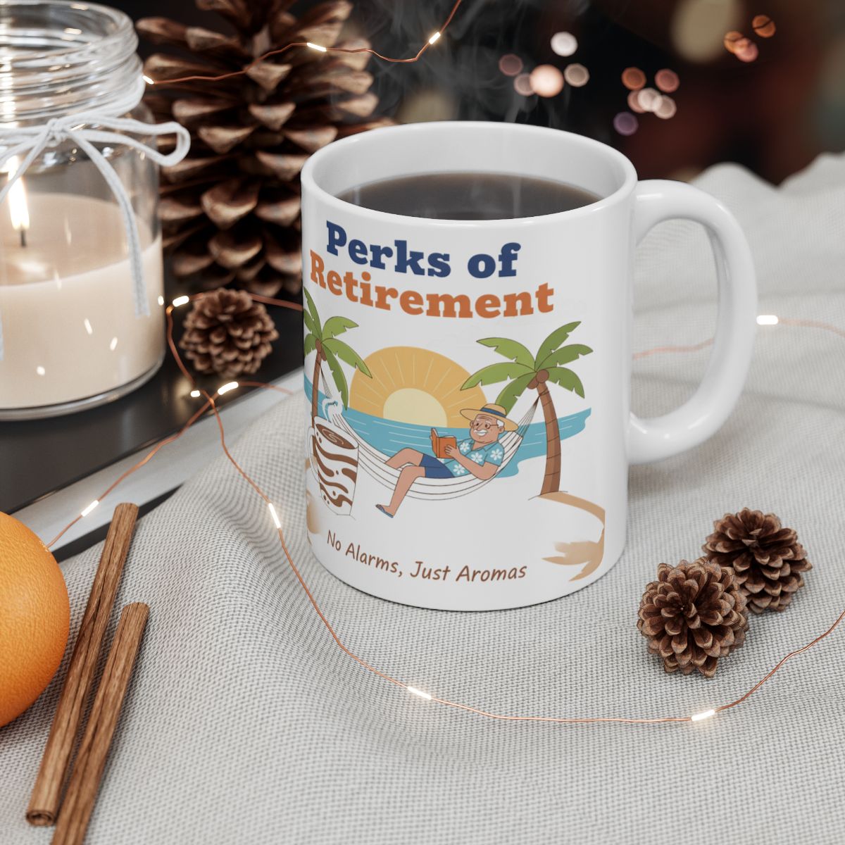 Perks of Retirement Mug Fun Gift for the Retired