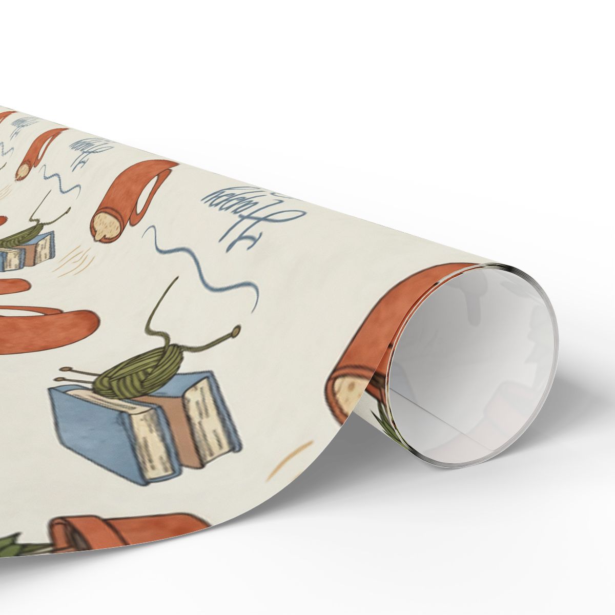 Colorful Illustrative Snail And Book Art Print