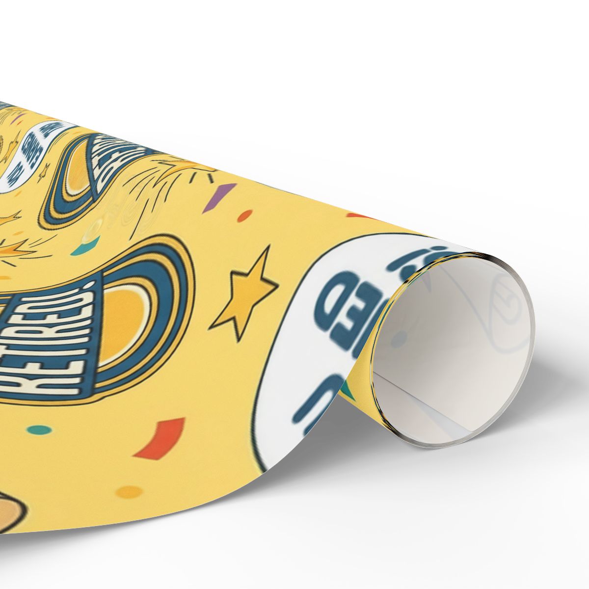 Vintage Retro Groove Pattern Wallpaper Roll