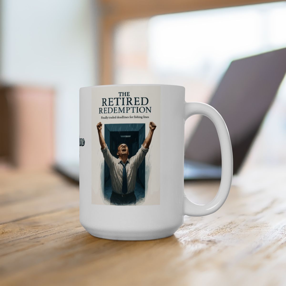 The Retired Redemption | Finally traded deadlines | Personalized Microwavable Ceramic Mugs 11oz 15oz 20oz - Retiree Gifts Retirement Party
