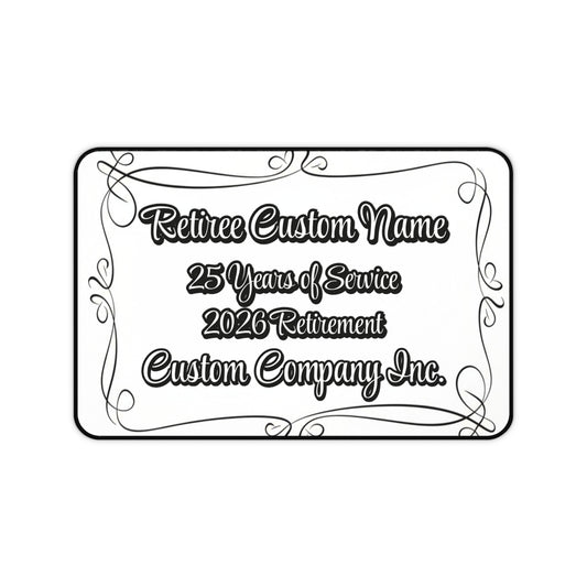 Retiree Custom Name 2026 Retirement Custom Company Inc. Decor