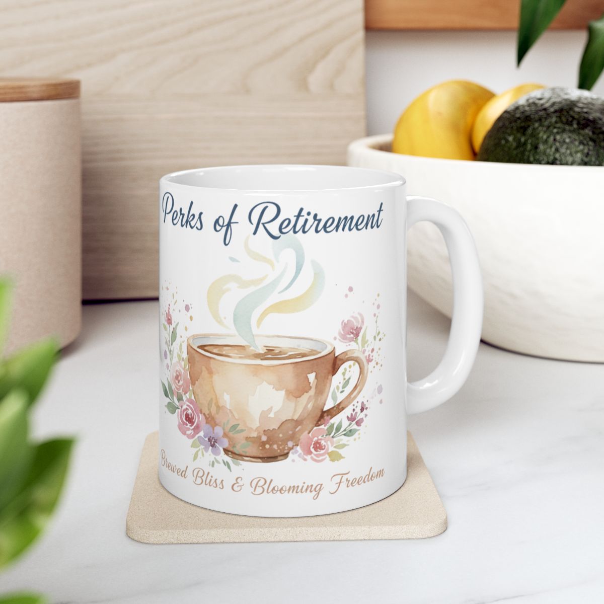 Perks of Retirement Coffee Mug for Relaxation Gift