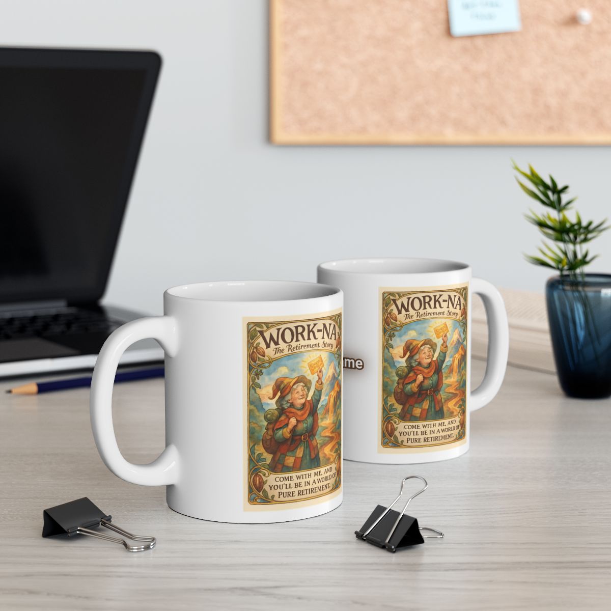 Work-Ya The Fellowship Journey Retro Design Mug