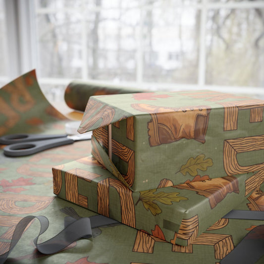 Exquisite Rustic Holiday Gift Wrapping Paper Product