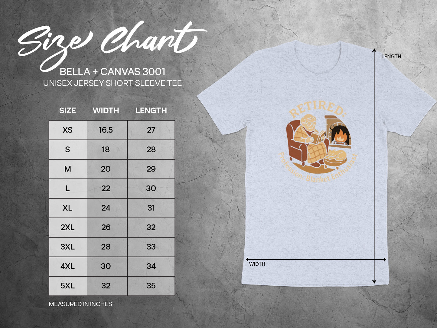 Retired Profession Blanket Enthusiast | Personalized | Perfect Soft Color Bella T-Shirts - Retiree Gifts Retirement Party