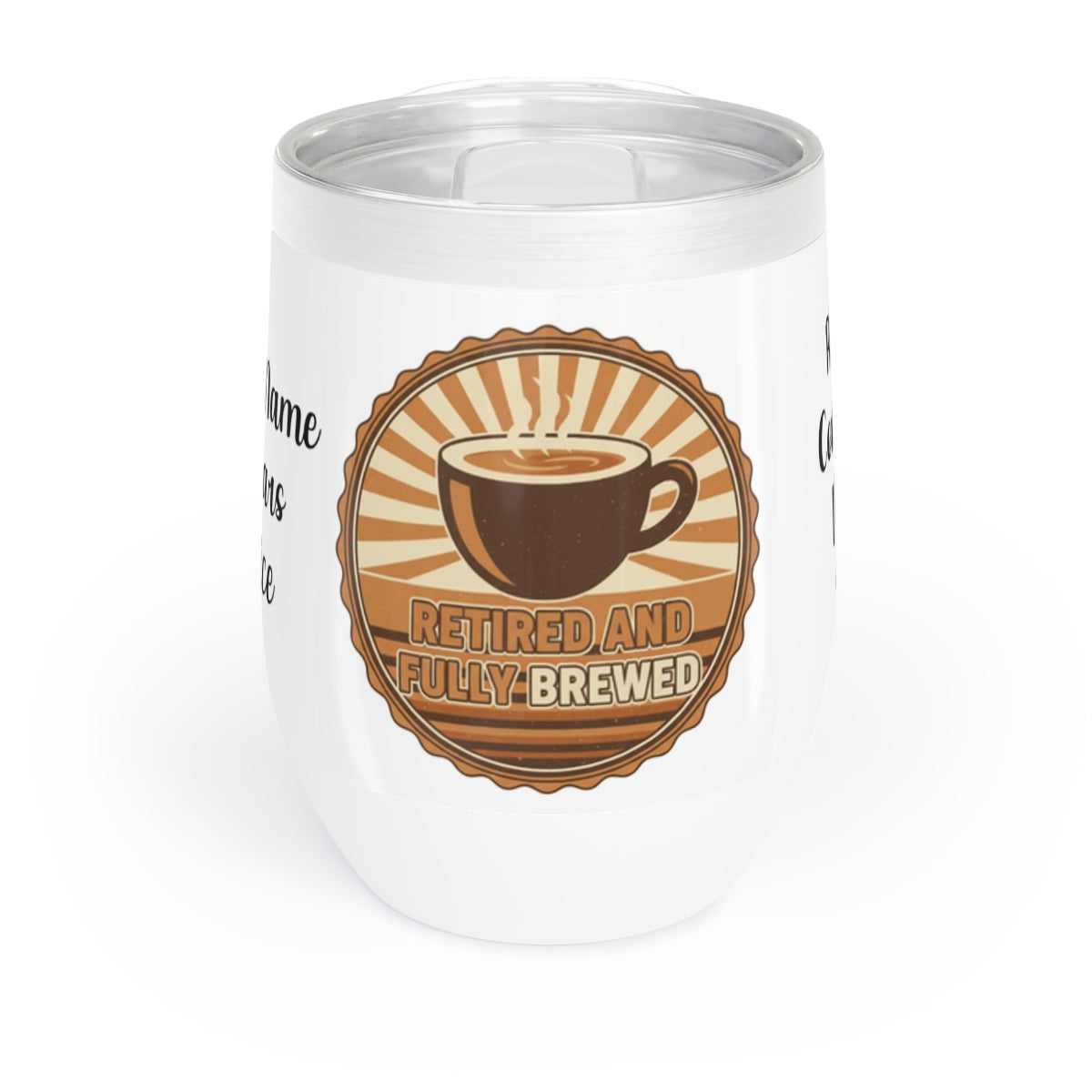 Retired and Fully Brewed with Coffee Graphic Mug