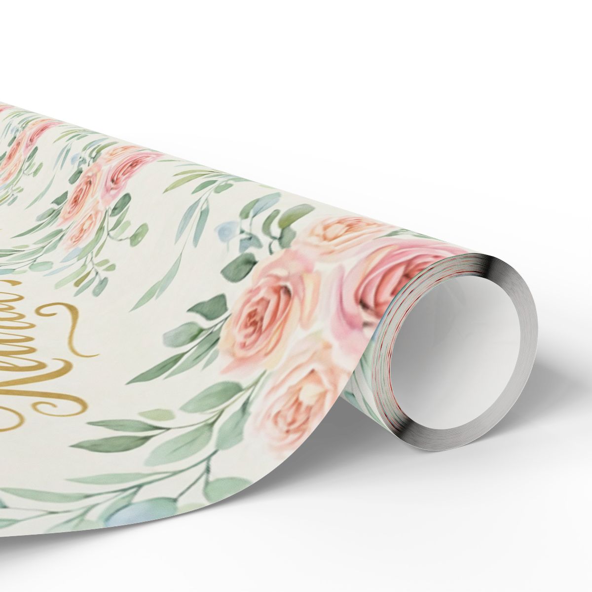 Vintage Floral Design Wrapping Paper Roll for Any Gift
