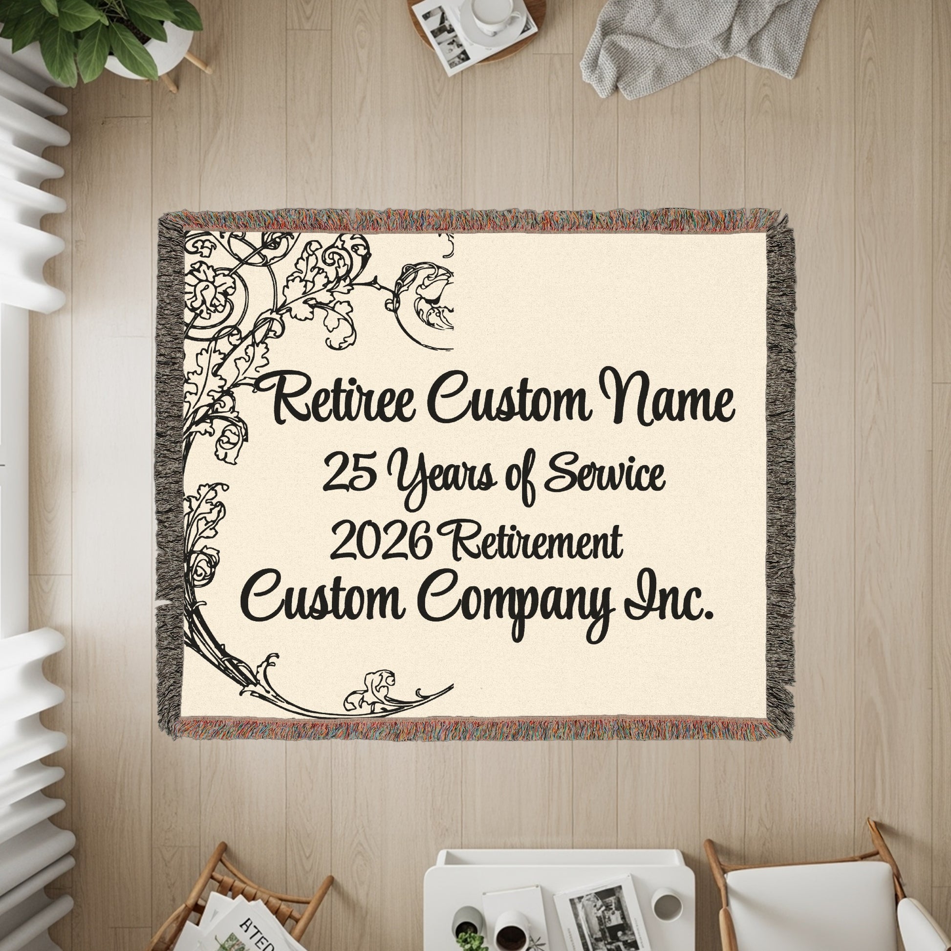 Retiree Custom Name 25 Years of Service 2026 Retirement product type