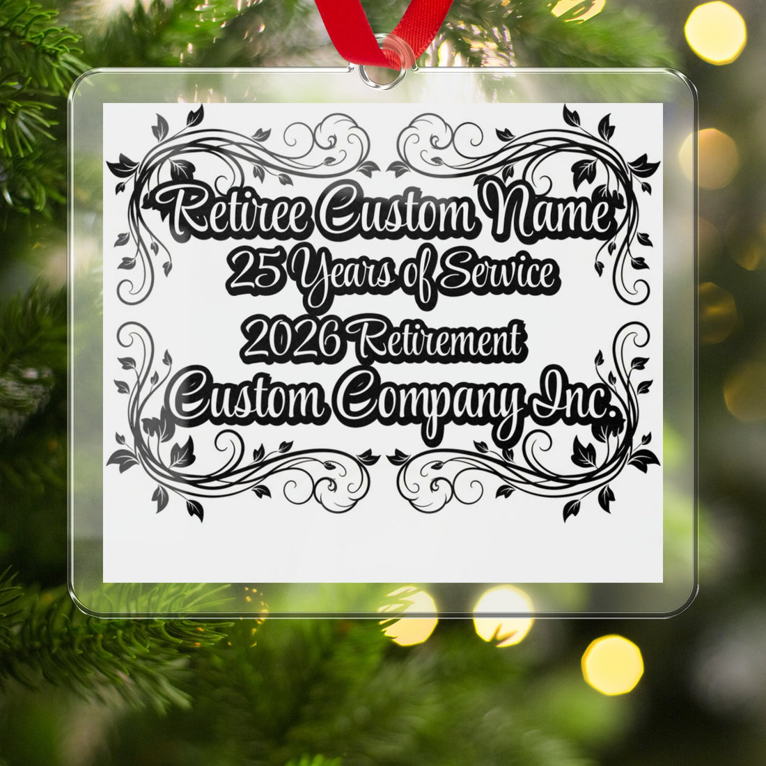 Retiree Custom Name 25 Years of Service 2026 Retirement