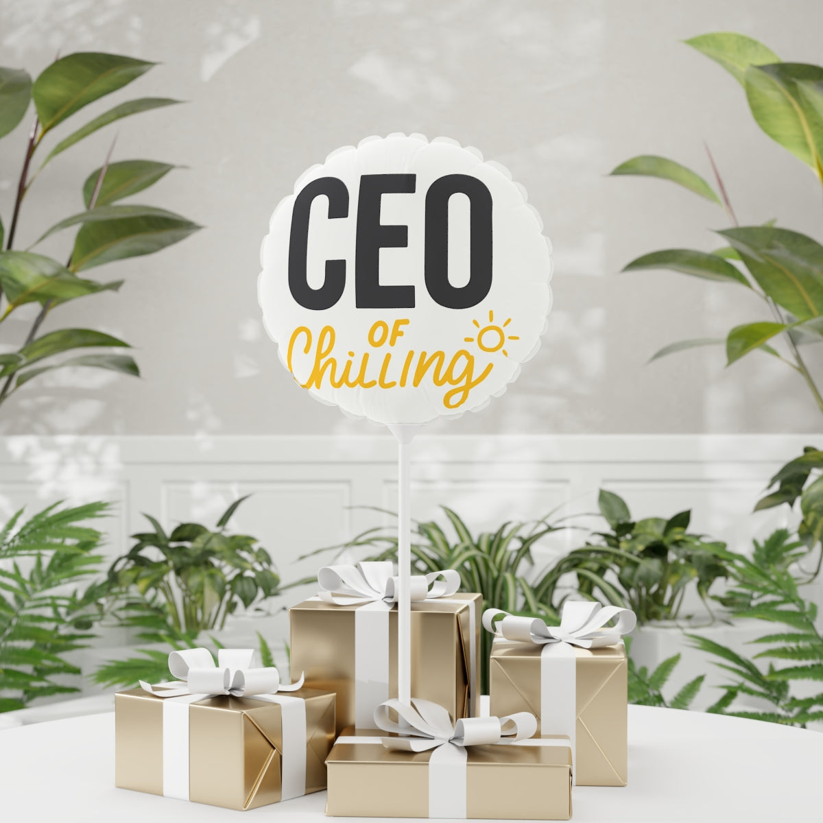CEO of Chilling | A Retirements Dream | Personalized Mylar Ballons 11in or 22in - Retiree Gifts Retirement Party