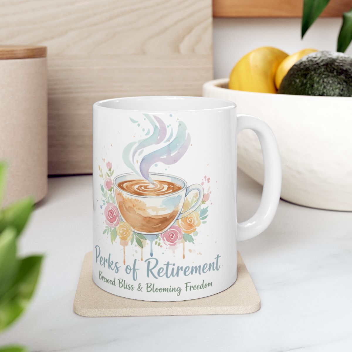 Perks of Retirement Coffee Mug for Brewed Bliss