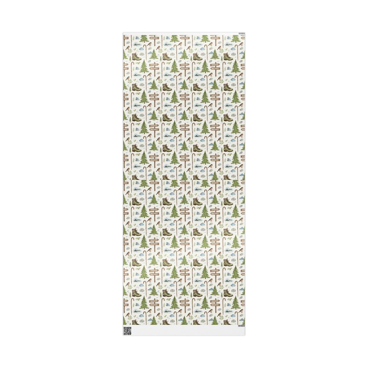 Forest Adventure Trail Signs Patterned Wallpaper