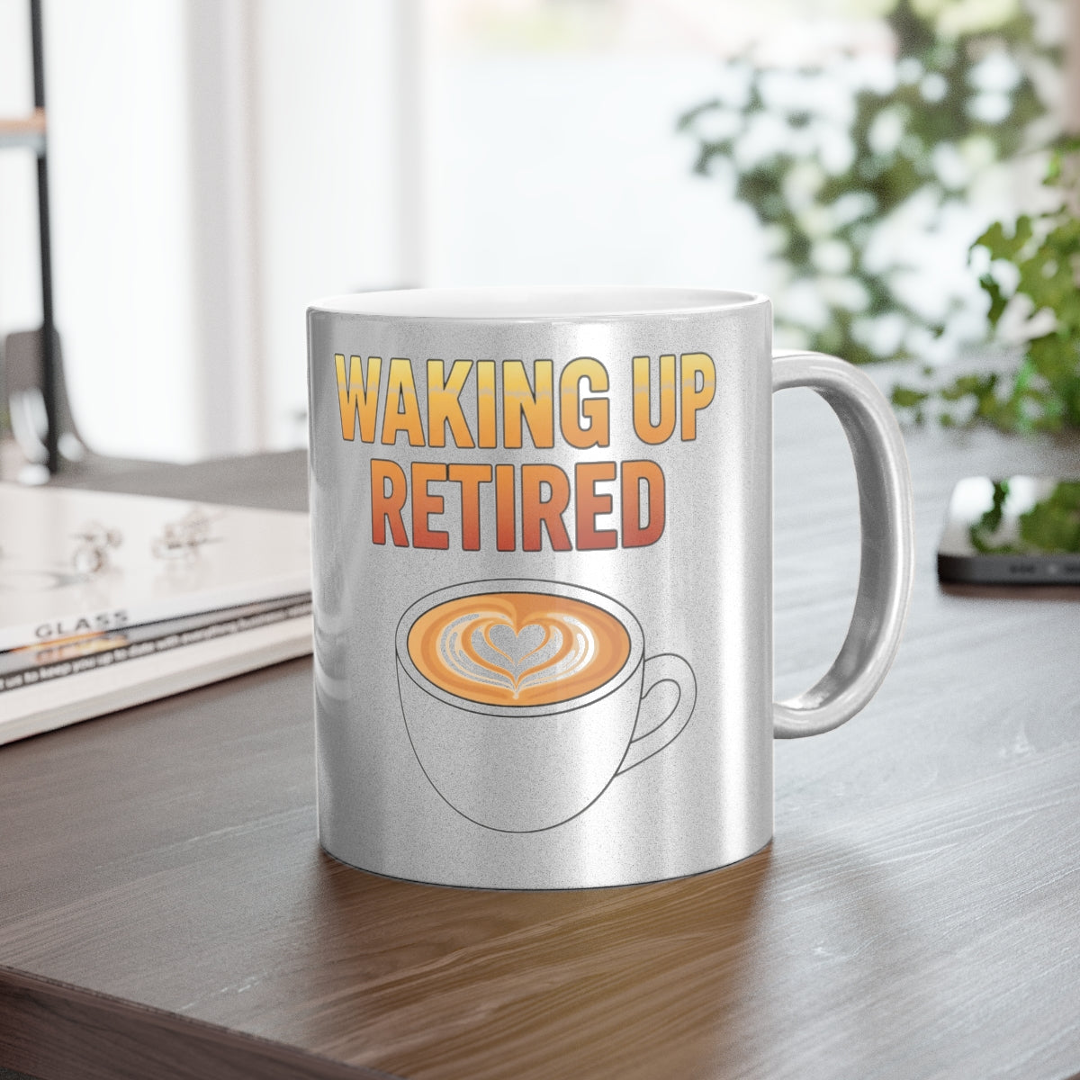 Waking Up Retired Coffee Mug Perfect for Daily Use