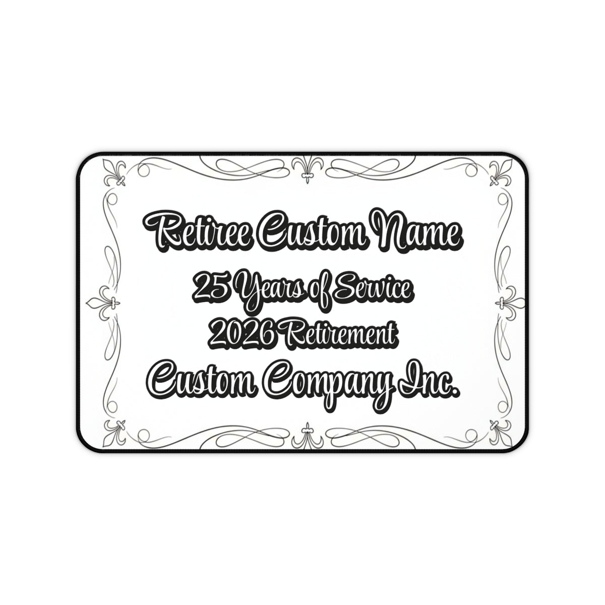 Personalized Retirement Plaque for Retirees Custom Name
