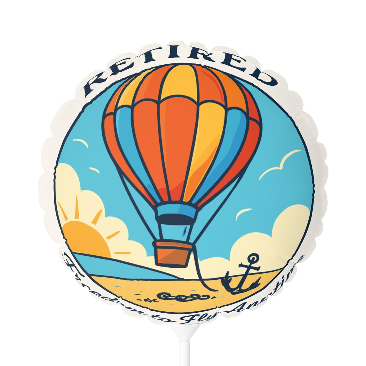 Retired Freedom to Fly Anytime | Retirement Gift  | These mylar balloons capture the essence of retirement Mylar Ballons 11in or 22in - Retiree Gifts Retirement Party