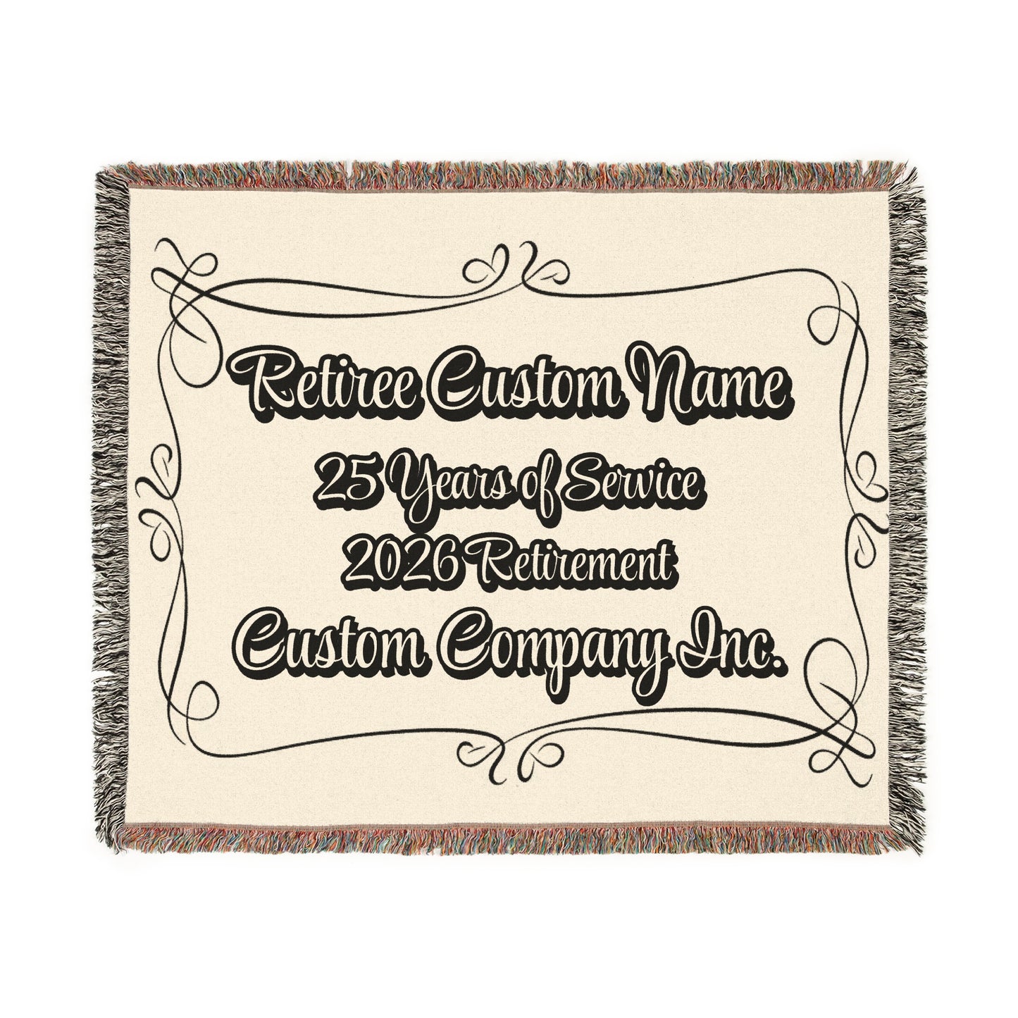 Retiree Custom Name 25 Years of Service Custom product