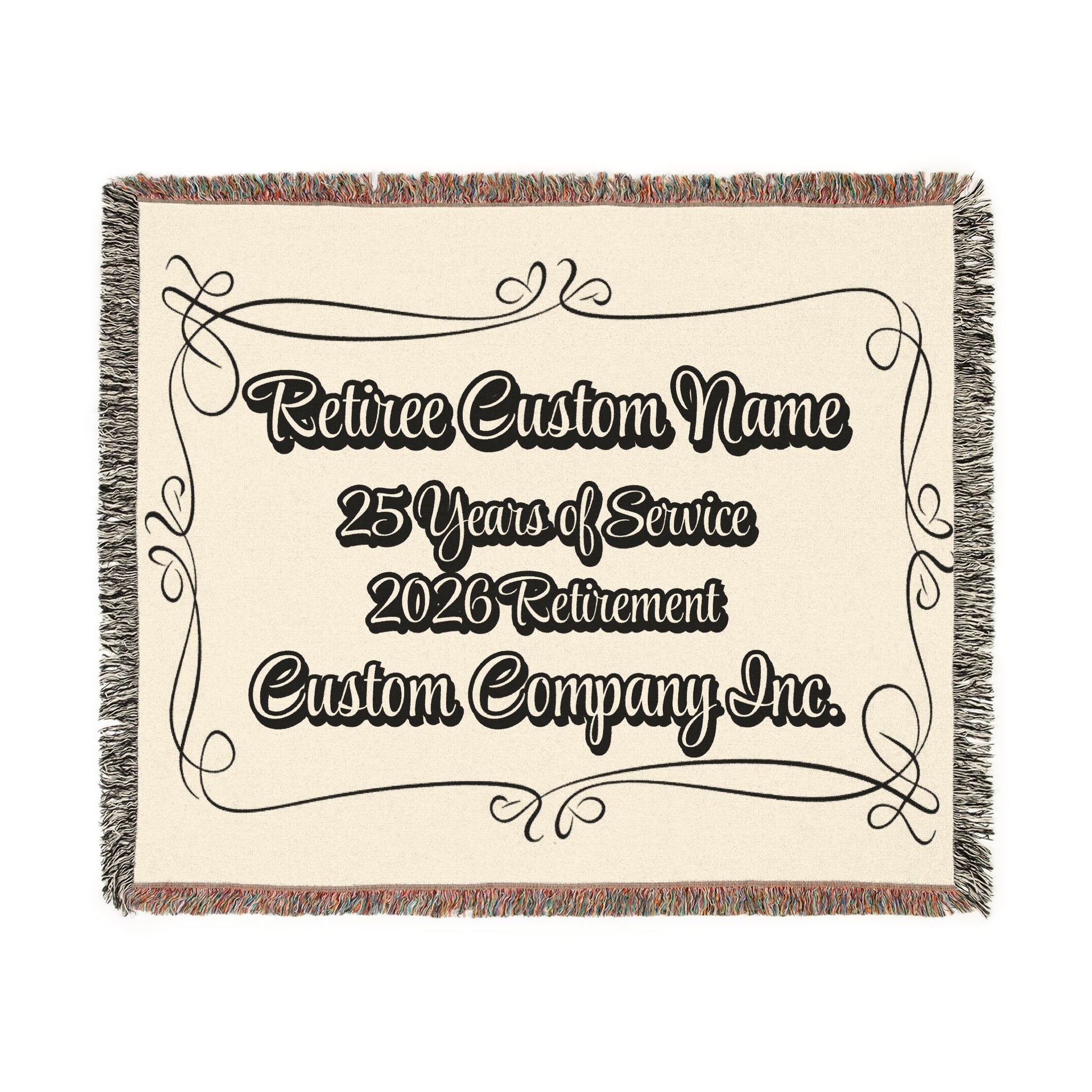 Retiree Custom Name 25 Years of Service Custom product
