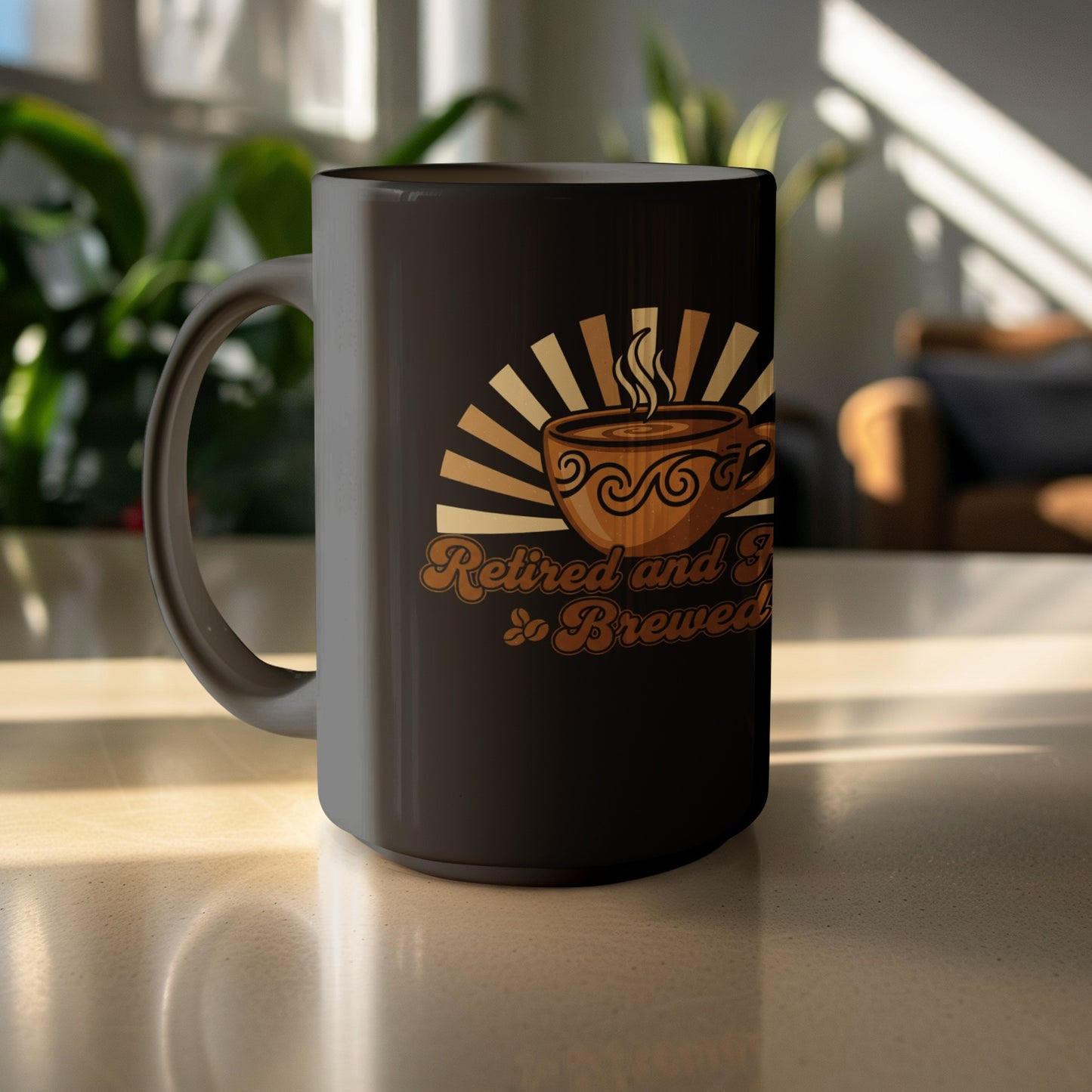 Retired and Brewed Hot Beverage Drinkware