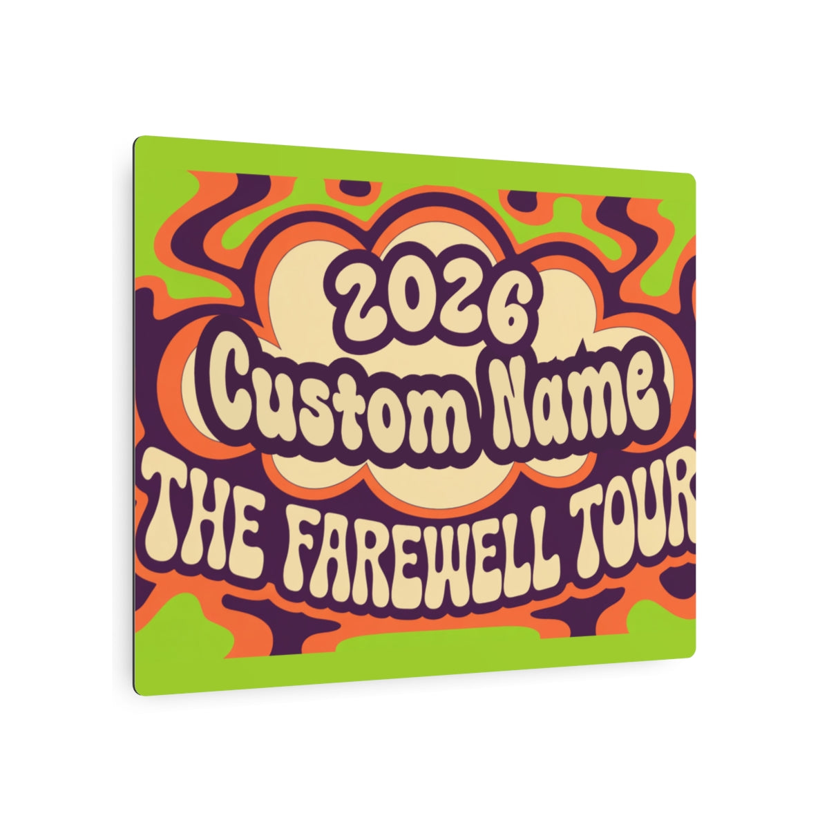 Personalized The Farewell Tour Retirement Metal Art Sign - Retiree Gifts Retirement Party