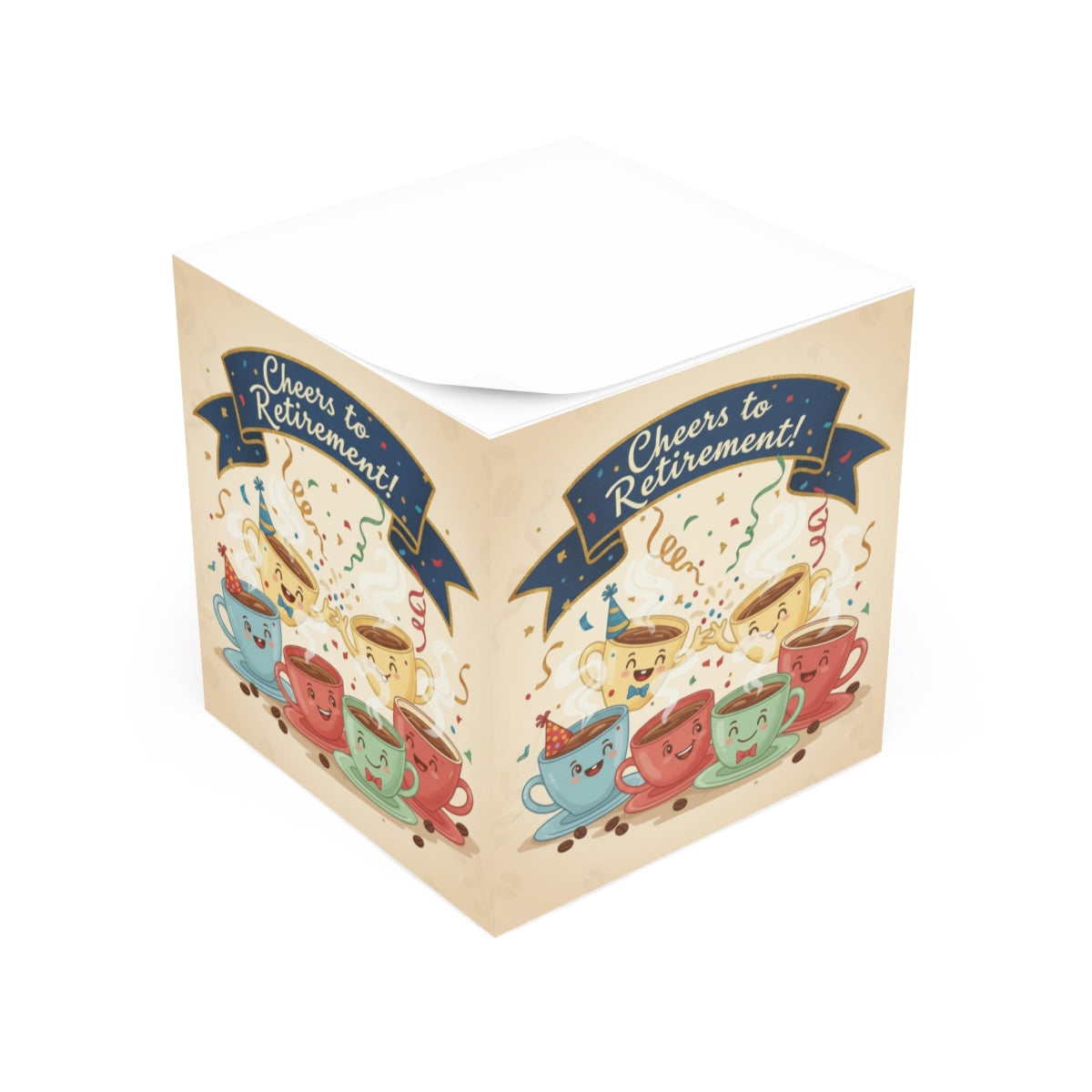 Cheers to Retirement Coffee Mugs Celebration Design