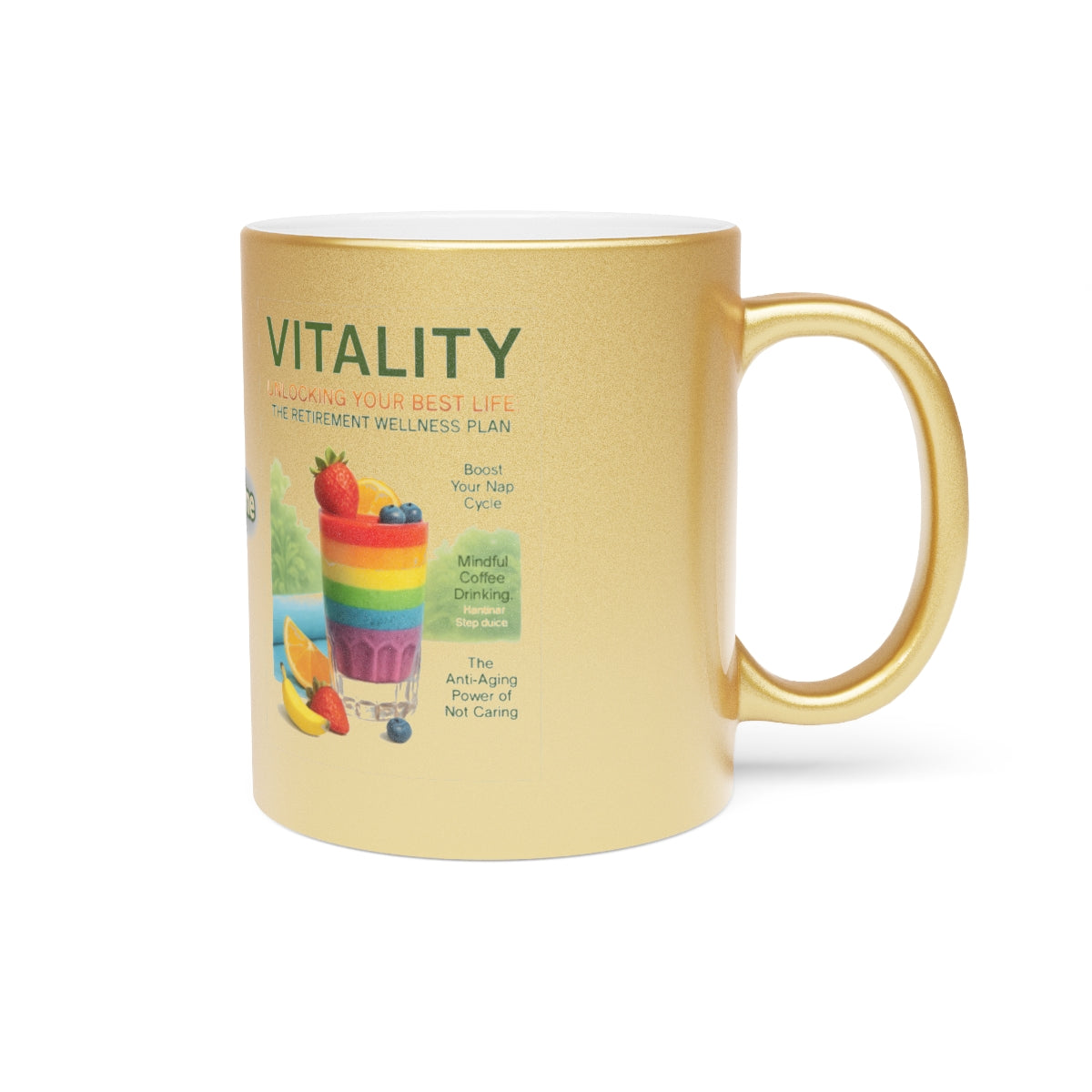 VITALITY Retirement Wellness Plan Motivational Mug