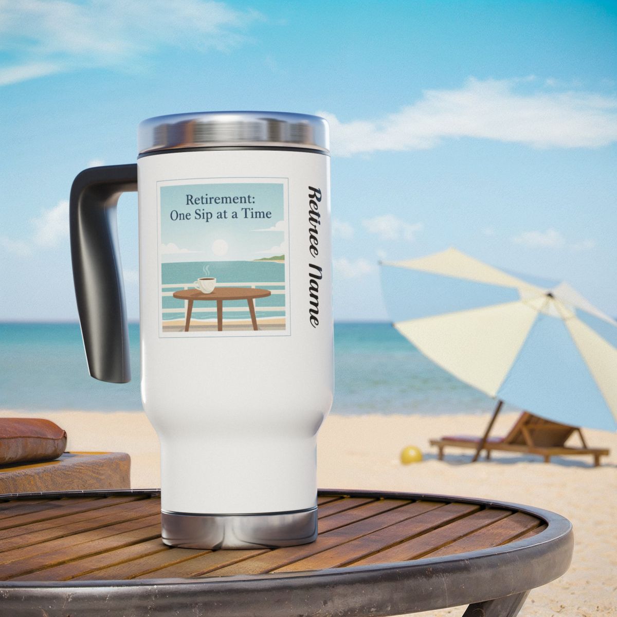 Personalized Retirement Travel Mug Great Retirement Gift