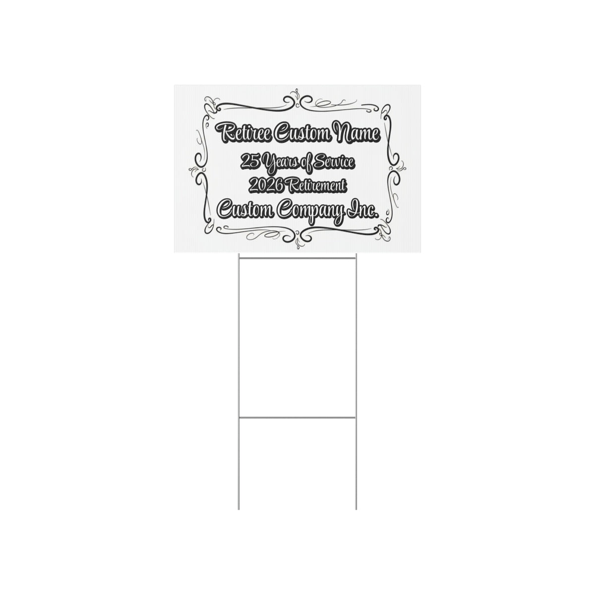 Retiree Custom Name 25 Years Service 2023 Retirement product