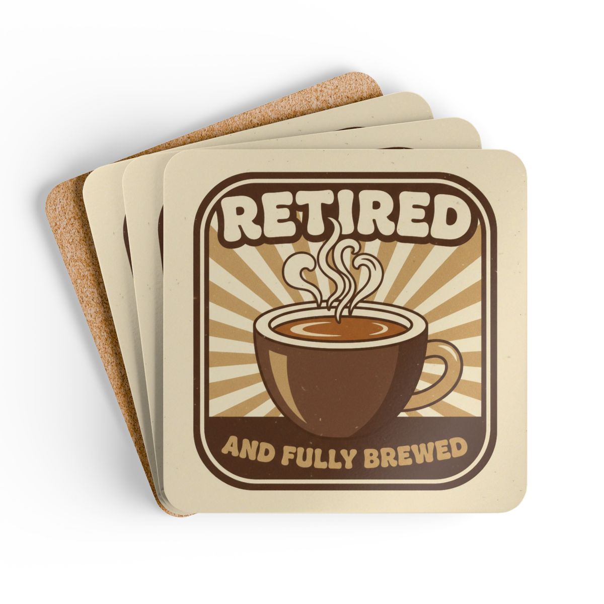 Retired And Fully Brewed Decorative Artwork product